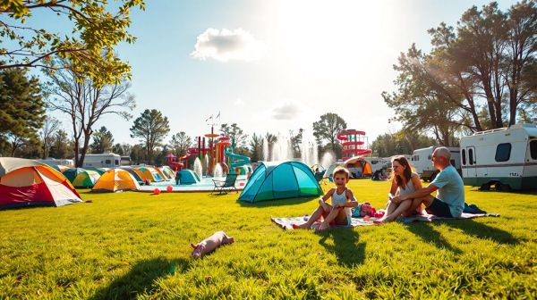 Sélection des campings avec parc aquatique pour s'amuser en famille